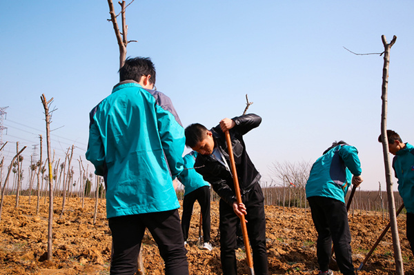 “攜手植樹，共創(chuàng)藍(lán)天”丨南京新華師生共筑新華育才林